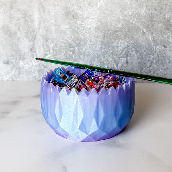 Spiked Craft Bowl - Light Blue / Lavender - Designed by Newt!