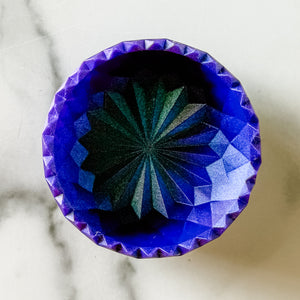 Spiked Craft Bowl - Metallic Purple / Blue - Designed by Newt!