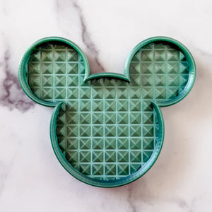 Mouse Craft Tray - Pyramid Base with Grips - Forest Green