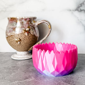 Spiked Craft Bowl - Pink / Purple - Designed by Newt!