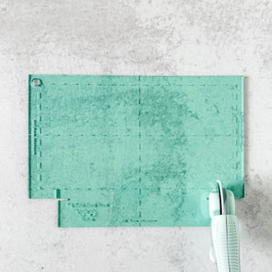 Snack Bag Template  - Lining / One Panel Exterior - Light Green - Acrylic Template