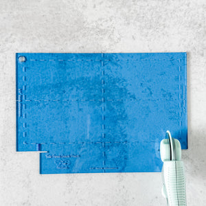 Snack Bag Template - Lining / One Panel Exterior  - Blue - Acrylic Template