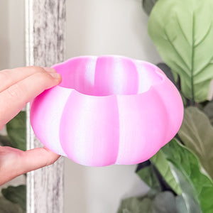 Large Pumpkin Craft Bowl - Pink Gem - Designed by Newt!