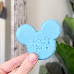 Itty Bitty Mouse Craft Bowl - Ocean Blue (glow in the dark)