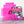 Babi Boxy Pouch and Crossbody  - Set of 4 - Frosted Magenta - Acrylic Template