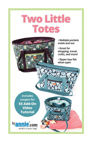 Two Little Totes By Annie Patterns - Hardcopy Paper Pattern