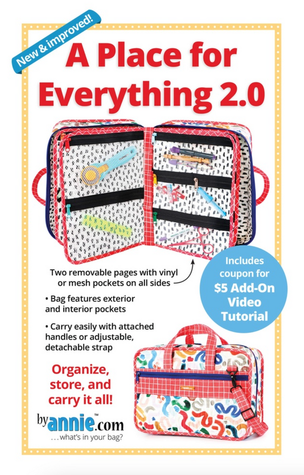 A Place for Everything 2.0 by Annie Patterns - Hardcopy Paper Pattern