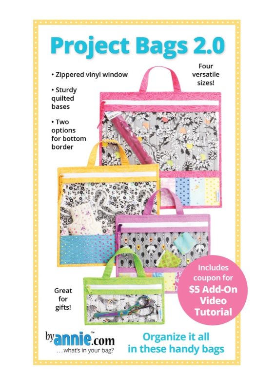 Project Bags 2.0 By Annie Patterns - Hardcopy Paper Pattern