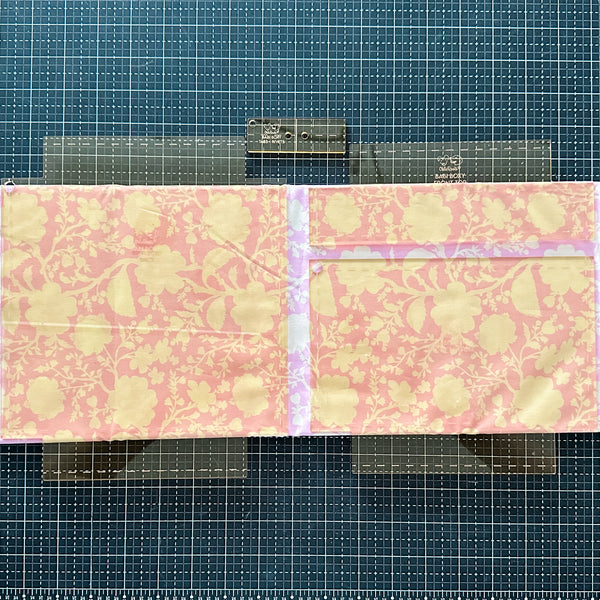 Babi Boxy Pouch and Crossbody  - Set of 4 - Gold - Acrylic Template
