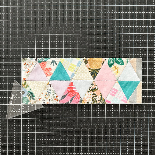 English Paper Piecing - 1 3/8" Triangle Style - Frosted - Acrylic Template