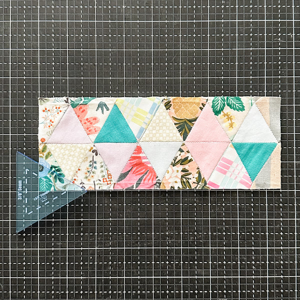 English Paper Piecing - 1 3/8" Triangle Style - Ocean - Acrylic Template