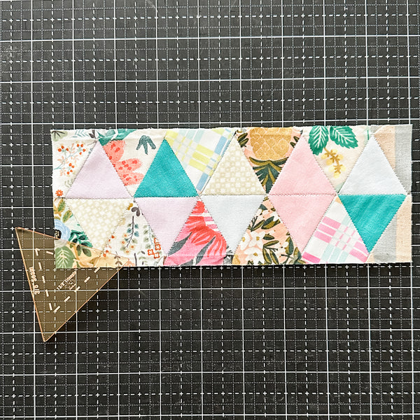 English Paper Piecing - 1 3/8" Triangle Style - Gold - Acrylic Template