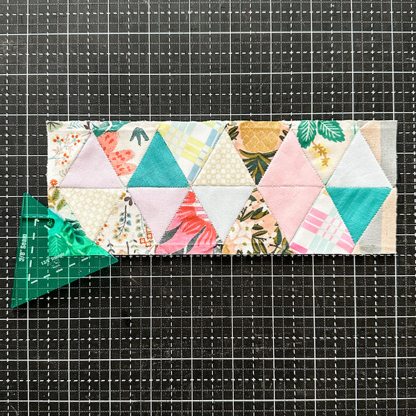 English Paper Piecing - 1 3/8" Triangle Style - Mint - Acrylic Template