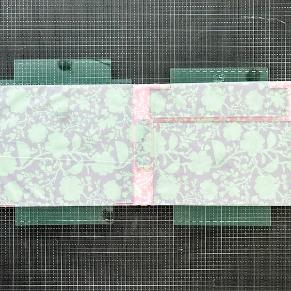 Babi Boxy Pouch and Crossbody  - Set of 4 - Light Green - Acrylic Template