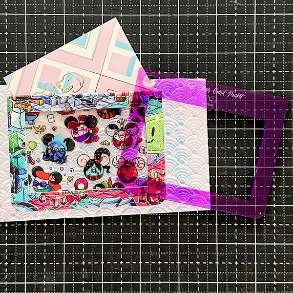 Purple ID Pocket - Acrylic Template
