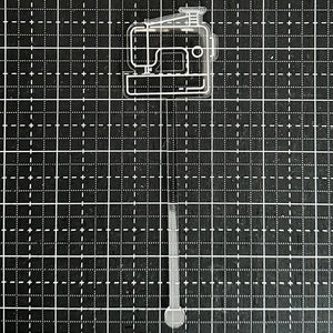 Sewing Machine Drink Swizzle Stick - Clear - Sold Individually