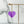 Load image into Gallery viewer, Heart - Purple - Hanging Charm - Sold Individually
