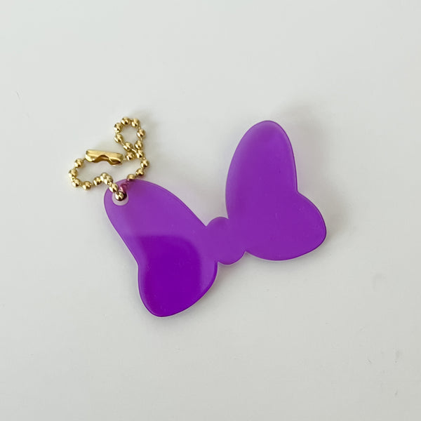 Big Bow - Purple - Hanging Charm - Sold Individually