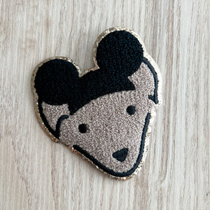 OklaRoots Pup Iron On Chenille Patches