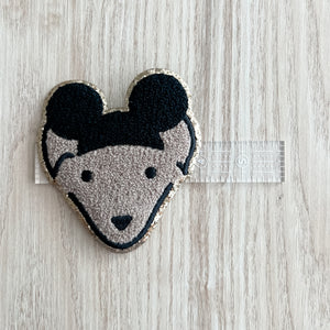 OklaRoots Pup Iron On Chenille Patches