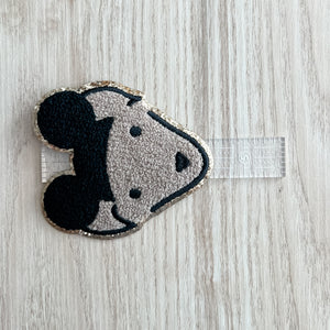 OklaRoots Pup Iron On Chenille Patches