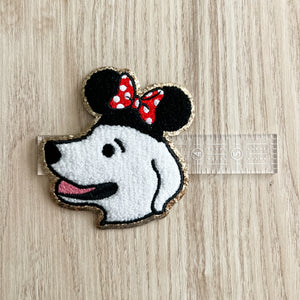 OklaRoots Pup Iron On Chenille Patches