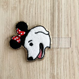 OklaRoots Pup Iron On Chenille Patches