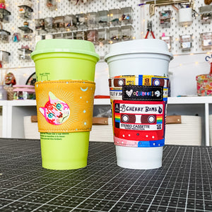 Reversible Coffee Cardigan - Rose Gold -  Acrylic Template